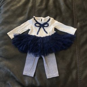 Navy and White 2 Piece Outfit